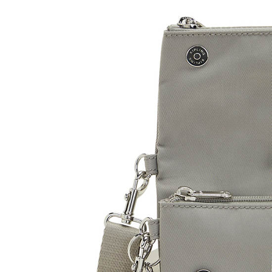 Kipling Lynne 3-in-1 Convertible Crossbody Bags Almost Grey | CA 1186IL